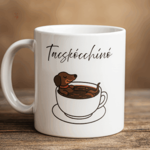 🐾 Tacskócchínó – A legcukibb kávés bögre! ☕🐶