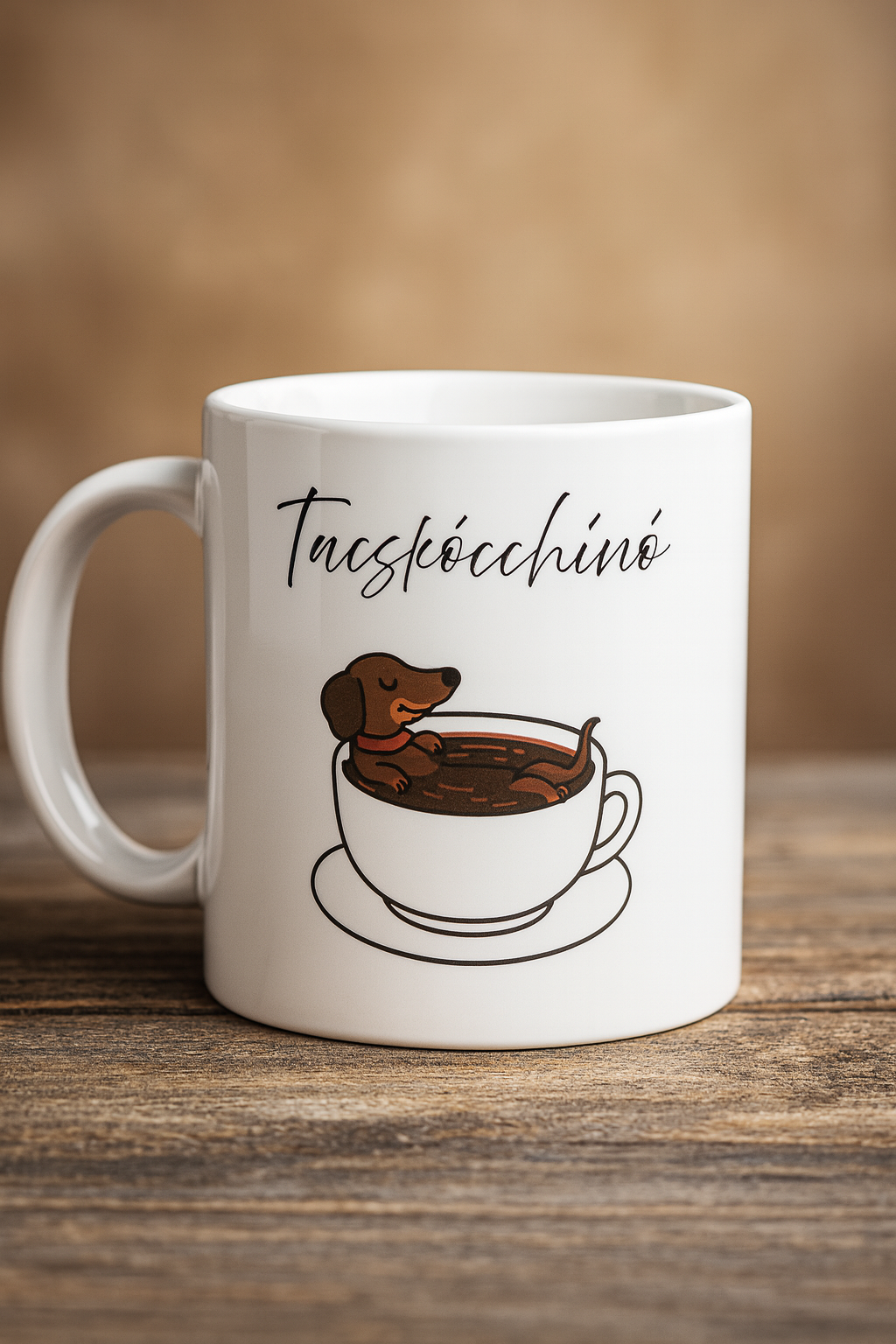 🐾 Tacskócchínó – A legcukibb kávés bögre! ☕🐶