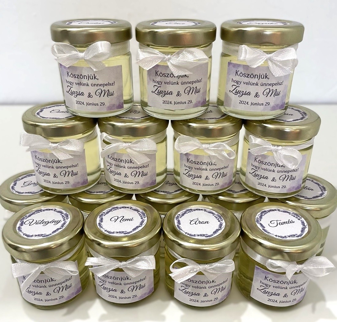 Mézes Esküvői Köszönetajándék- 40 ml